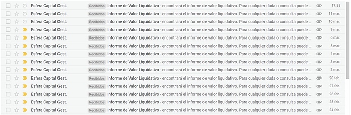 Informe Valor Liquidativo