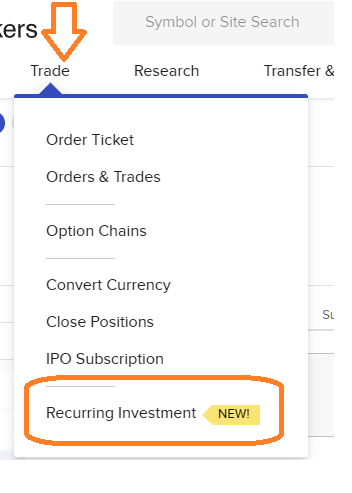 recurring investment 1